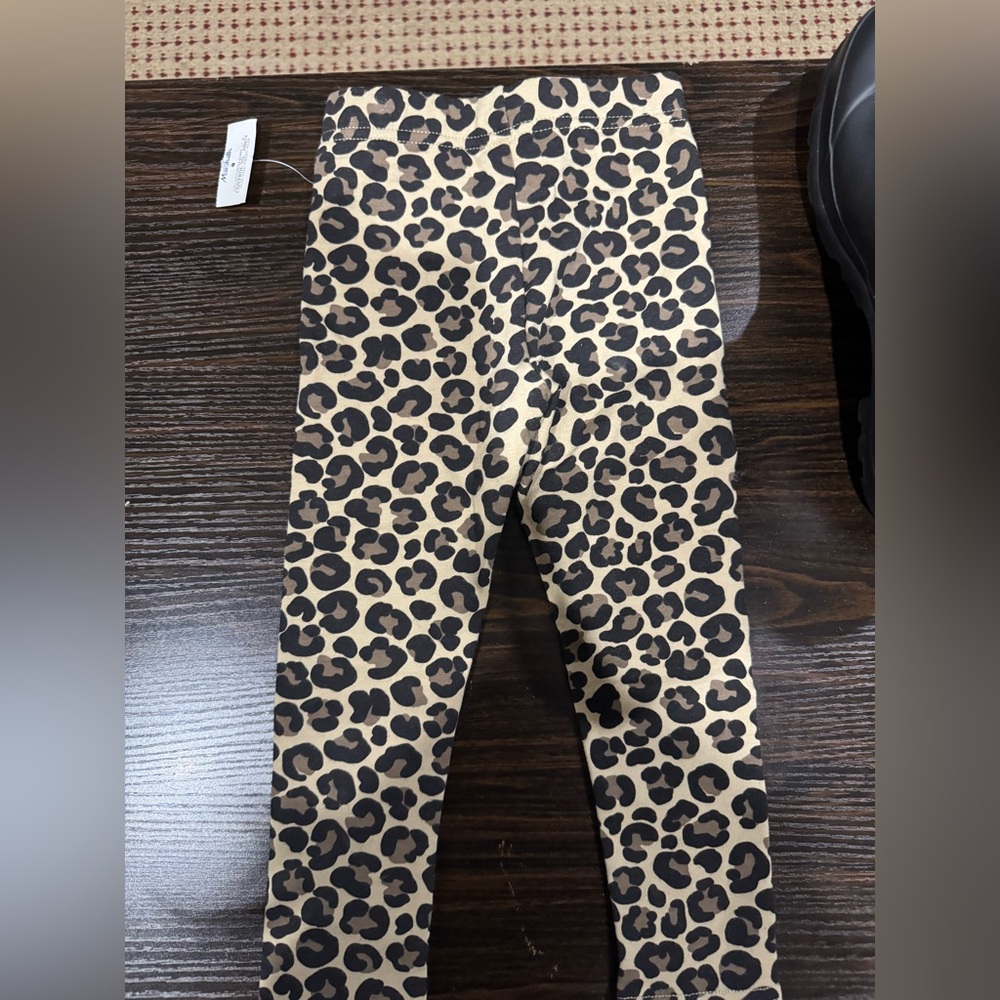 Carter's Black and Tan Animal Print Leggings